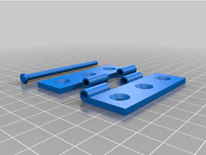 simple hinge smithymx67 3d print model - Mito3D