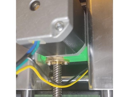 printrbot simple metal metric leadscrew nut bracket shinmai 3d print model - Mito3D