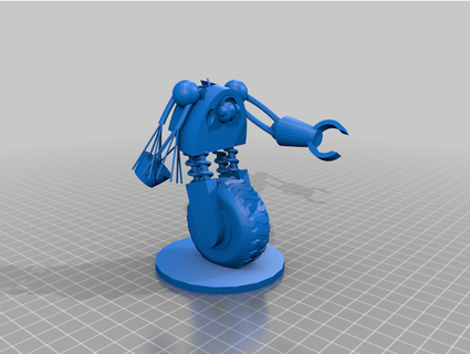 robô 3e withered ink us 3d print model - Mito3D