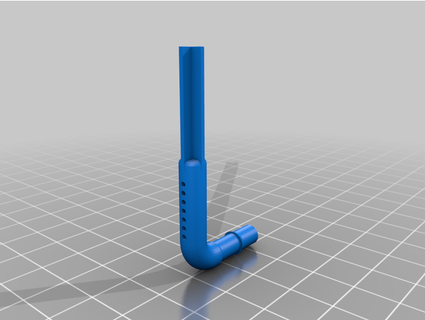 drilled watering pipe rascaz  3d print model - Mito3D