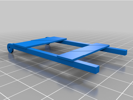 folding traffic barricade wakectr 3d print model - Mito3D