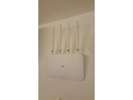xiaomi mi 4a gigabit edition router wall mount minimalist design cntly 3d print model - Mito3D
