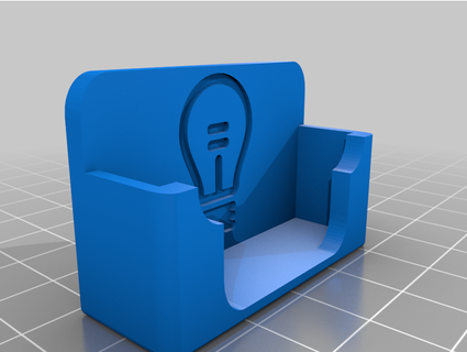 Led dimmer uzak kontrol Kulp destek siliconvalley3d 3d print model - Mito3D