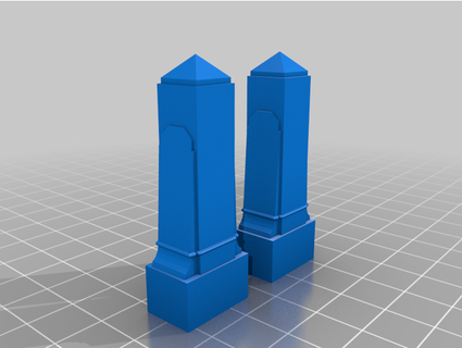 obelisco bufalo ny centrale terminale arise123 3d print model - Mito3D