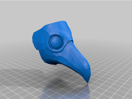 Pest Maske lp jimjimjimmyjim 3d print model - Mito3D