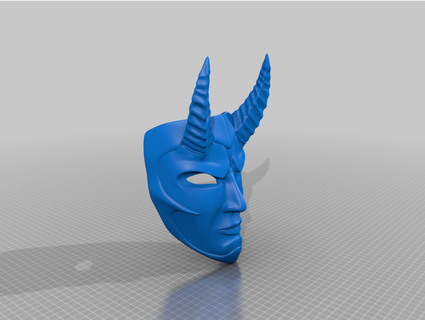 solitario cosplay máscara jimjimjimmyjim 3d print model - Mito3D
