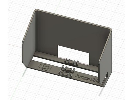 strong dji mini 2 remote sunshade jungesblut 3d print model - Mito3D