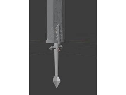 grudou espada Castlevania spirited3d 3d print model - Mito3D
