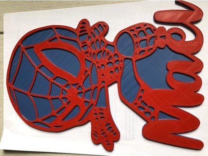 panneau homme araignée herreros07 3d print model - Mito3D