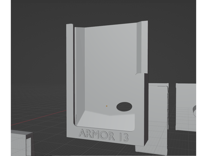 appel armure 13 supporter monter giobby66 3d print model - Mito3D