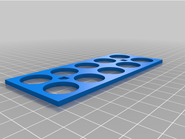 base regimento movimento bandejas 2ct moeda residente verão 3D print model - Mito3D
