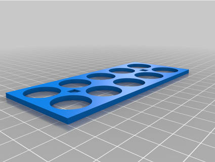 regimentsbase movement trays 2ct coin dachemika 3d print model - Mito3D