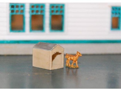 dog house ho scale 1 87 realnuf 3d print model - Mito3D