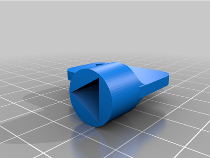 nota anahtarı üçgensel dökün poubelle Fransa ıkınma 3d print model - Mito3D