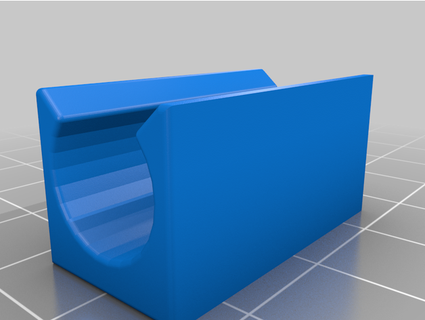 Led tüp ışık klips el duderino 3d print model - Mito3D