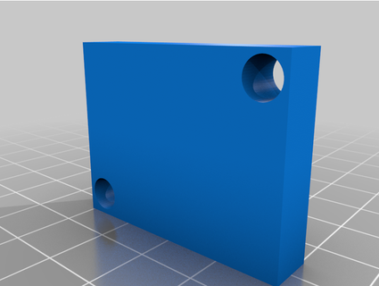 cr 10 filamento bloccare estrusore mod appartamento 3d print model - Mito3D