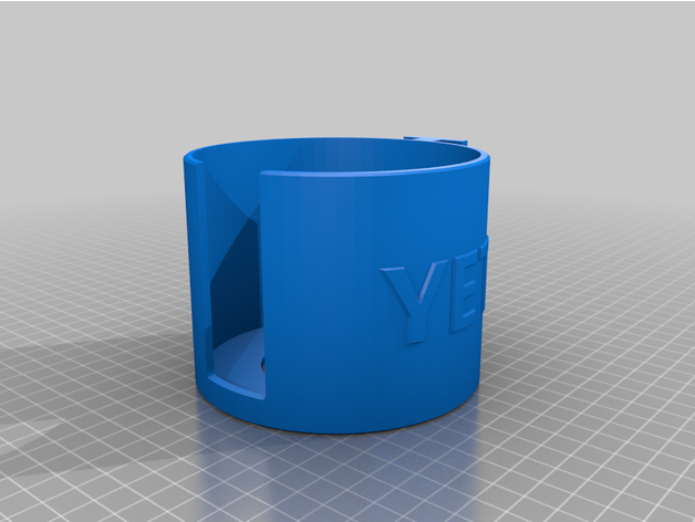 yeti tazza titolare supporto jetcrazycanada 3D print model - Mito3D