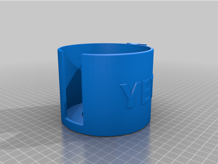 yeti mug holder jetcrazycanada 3d print model - Mito3D