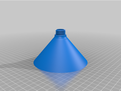 large resin filter funnel blstexas 3d print model - Mito3D