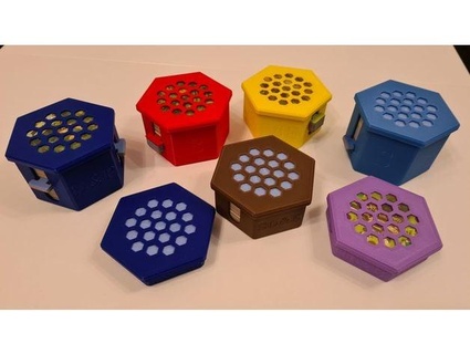 coloni von catan campo fiammifero scatola piastrella ol pettirosso 3d print model - Mito3D