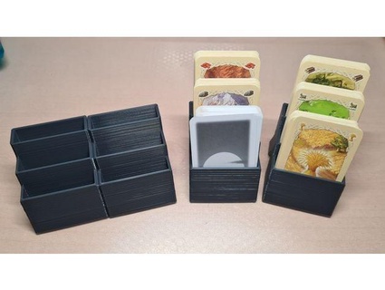 siedler von catan kartenhalter settlers catan card tray ol robin  3d print model - Mito3D