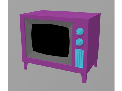 Simpsons tv 35 inç ekran aannuat594 3d print model - Mito3D