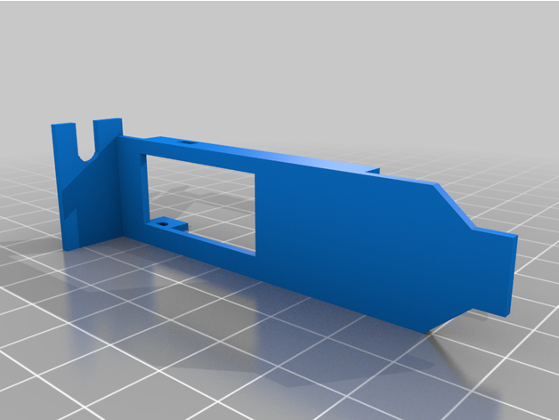 intel i340 nic low profile bracket - 2 port batto1 3D print model - Mito3D