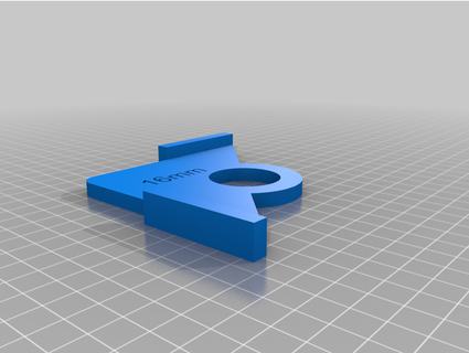 router corner template metric craft bear studio  3d print model - Mito3D
