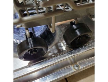 ge bulaşık makinesi tekerlekler klips aks jaymerx 3d print model - Mito3D