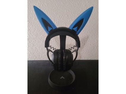 universal lucario headphone ears eaglealpha001 3d print model - Mito3D