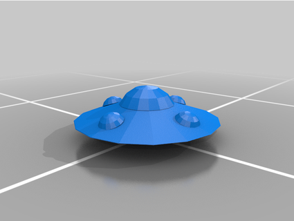 OVNI équilibre jouet 3dmakermr25 3d print model - Mito3D