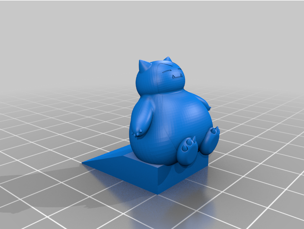 snorlax porta rolha riconeida 3D print model - Mito3D