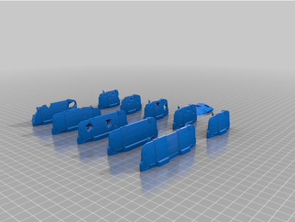 tau barricades regnets 3d print model - Mito3D
