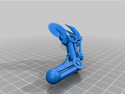 killa kan deff dread arms thesmoerebroet 3d print model - Mito3D