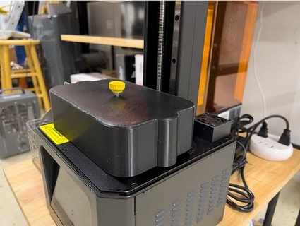 creality halot one printer - resin vat cover edgett 3d print model - Mito3D