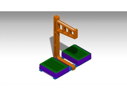 impressão carretel suporte integrado dessecante caixa andyc2d 3d print model - Mito3D