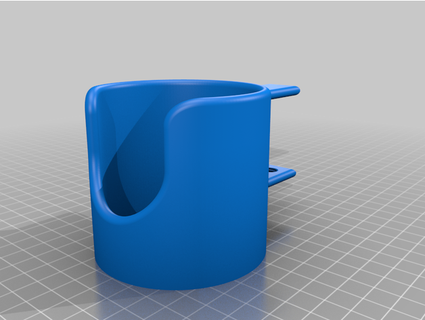 Fincan Kulp destek rekler 3d print model - Mito3D