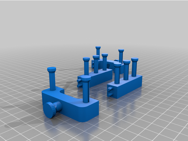 modular knitting loom gfregoso 3D print model - Mito3D