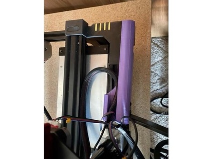 anycubic chiron heatbed cable guide ruinedit 3d print model - Mito3D