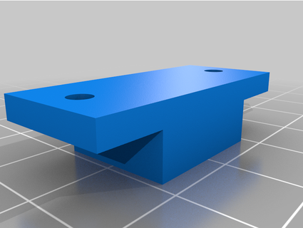 potentiomètre monter plaque arrière gobelift 3d print model - Mito3D