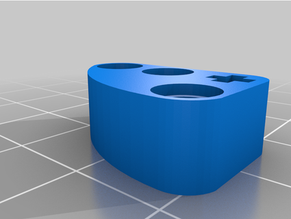 technic beam 2 x 3 l-shape quarter ellipse thick nemooz 3d print model - Mito3D