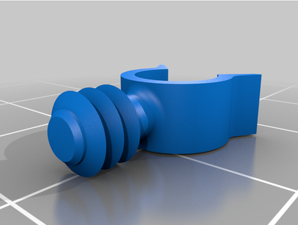 aquarium suction cup replacement pin 6mm hose erikzandboer 3d print model - Mito3D