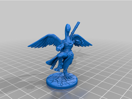 cisne monge nerfherderdave 3d print model - Mito3D