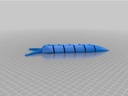 big articulated slug bubbabob2009 3d print model - Mito3D