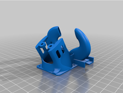 ender 3 belt fan ducts ricbru 3d print model - Mito3D