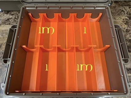 mtm acr5-72 ammo crate vertical card organizer zerohix 3d print model - Mito3D