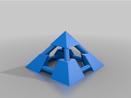 pirâmide mascota orgônica base 600x600 juanmarin3d 3d print model - Mito3D