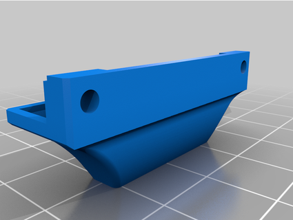 ender 3 s1 fan duct simple improvement gumo design 3d print model - Mito3D