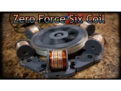 zero force six coil pulse motor redesign3dp 3d print model - Mito3D