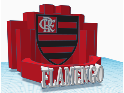 porta canetas flamengo lakemast 3d print model - Mito3D